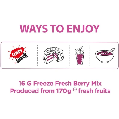 مزيج التوت المجفف بالتجميد من بولز فريز فريش