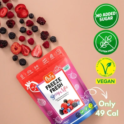 مزيج التوت المجفف بالتجميد من بولز فريز فريش