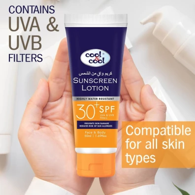 Cool & Cool Sunscreen Lotion SPF 30