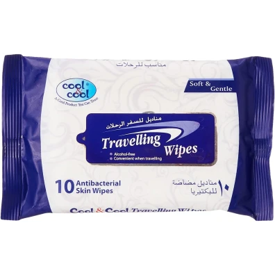 Cool & Cool Travelling Wipes