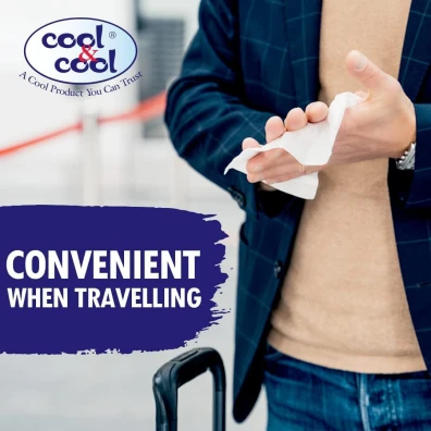 Cool & Cool Travelling Wipes